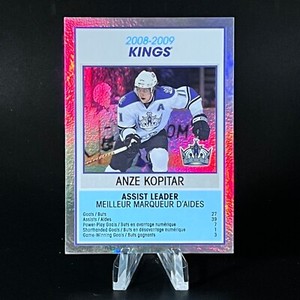 Anze Kopitar 2009-10 O-Pee-Chee Team Checklists Rainbow Foil #TC14 NICE LOOK!!