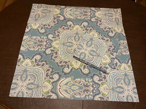 2 fundas de almohada Pottery Barn Paisley 100 % algodón Euro Shams -O10 - Imagen 1 de 10