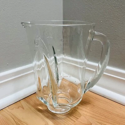 Jarra de repuesto de vidrio Hamilton Beach Wave Action Blender 53514 48 oz/6 tazas Foto 1 de 4