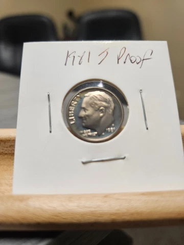 1981-S Proof Roosevelt Dime San Francisco Actual Coin Pictured Cover