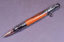 Gun Metal, 30 Caliber Bolt Action Bullet Pen Woodturning Kit