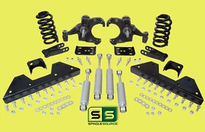 5/ 7- 8" Lowering Drop Kit SHOCKS NOTCH FOR 73 - 87 Chevy GMC C10 C15 1.0" Rotor - Picture 1 of 2