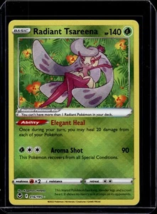 Pokémon TCG Radiant Tsareena 16/195 SWSH: Silver Tempest Holo - Picture 1 of 2
