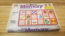 The Original Memory Game Milton Bradley Matching Game 1980 COMPLETE