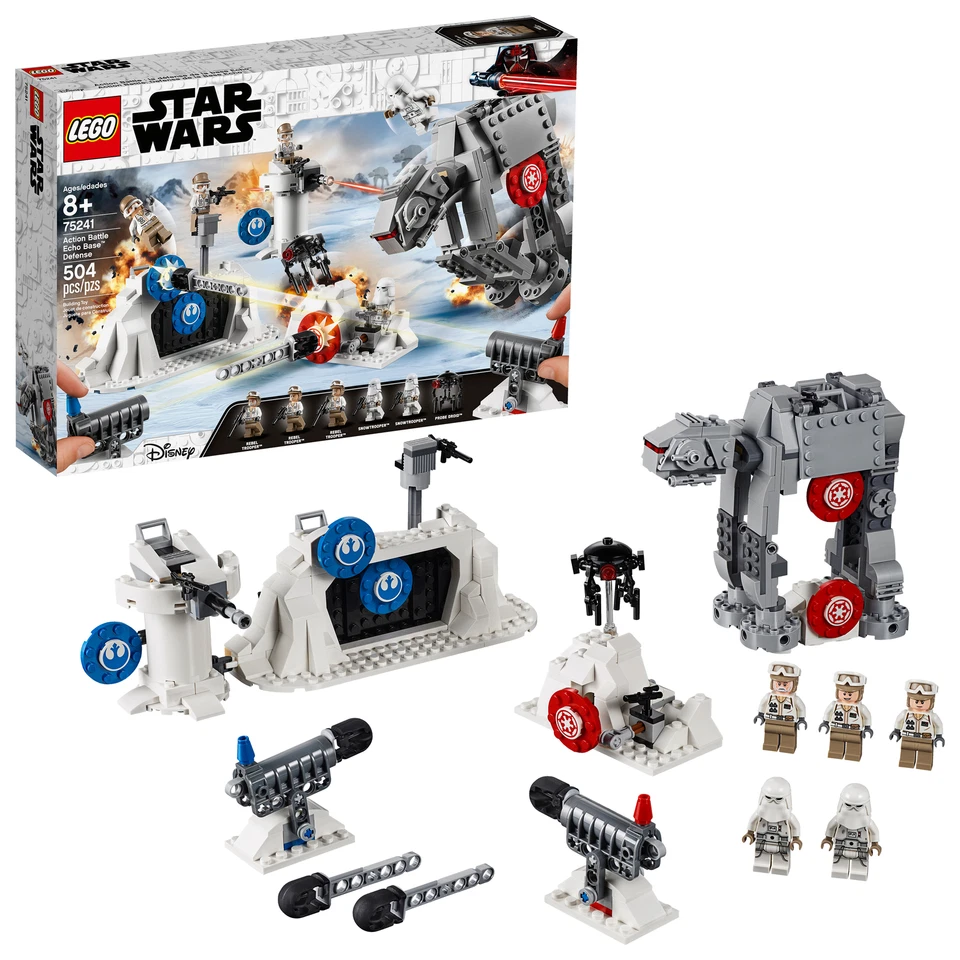 NOVO E LACRADO Lego Star Wars: Action Battle Echo Base Defense 75241 APOSENTADO - Imagem 1 de 1