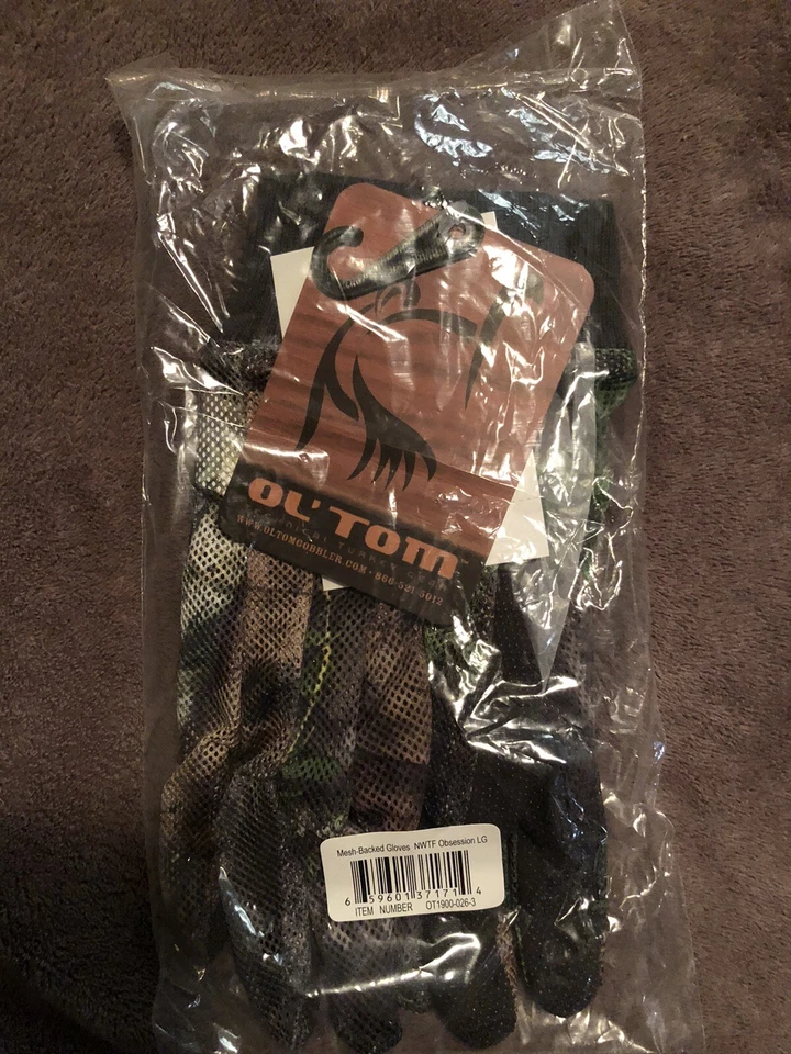 New Drake Ol' Tom Mesh-Backed Gloves NWTF Obsession -Large - Image 1 of 4