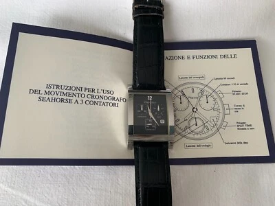 Philip Watch Chronograph Swiss Made 90s Steel Case Instruction Box - Image 1 of 4