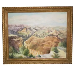 Vintage Jean B. Egan Landschaften Künstler Öl auf Leinwand Gemälde Grand Canyon Park - Bild 1 von 9
