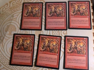 MTG - Mob Justice - Stronghold - Red - Common - Sorcery - Excellent / NM - Picture 1 of 2
