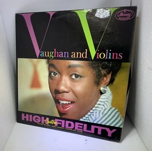 Sarah Vaughan And Violins  Quincy Jones Zoot Sims Promotional Record White Label - Imagen 1 de 11