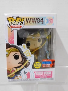FUNKO POP ! Wonder Woman 361 GID 2020 NY COMIC CON EXCLUSIVE AUTHENTIC - Picture 1 of 5