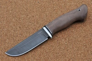 Damaszener Stahl Outdoor Jagd Damast Messer Nazarov Knives  Handarbeit HRC62  - Bild 1 von 11