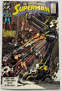 ADVENTURES OF SUPERMAN #456 (DC Comics, 1989) ottime condizioni - Foto 1 di 9