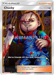 Chucky Full Art - Pokémon Card Collectable Gift Display - Picture 1 of 3