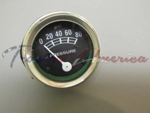 80 PSI Oil Pressure Gauge for Farmall IH H SH W O W4 W6 M SM 400 450 600 660 - Picture 1 of 3