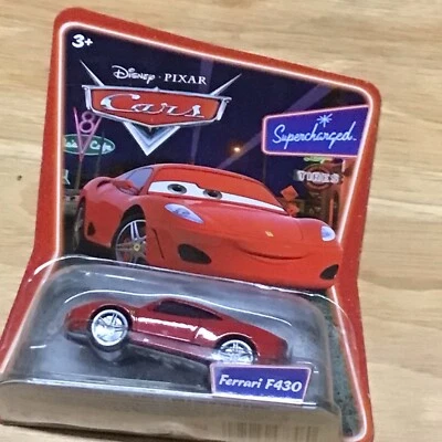 Disney Pixar El Mundo de los Coches Diecast Car Ferrari F430 #21 Mattel Nuevo Precintado Foto 1 de 3