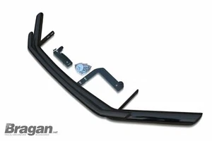 Double Spoiler Bar - Type B For Volkswagen Amarok 2010 - 2016 Front Nudge BLACK - Picture 1 of 10