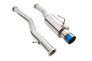 Megan Racing Single Exit Exhaust System – Burnt Tip for Nissan Z34 370z 09-21 - Picture 1 of 4