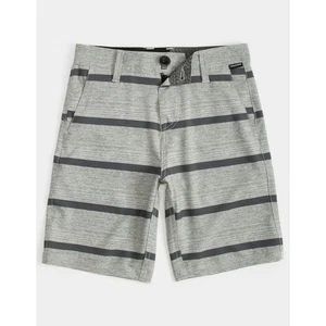 Volcom Frickin Surf N Turf Boys Hybrid Shorts Size 20 (30) Gray Black Stripe - Picture 1 of 6