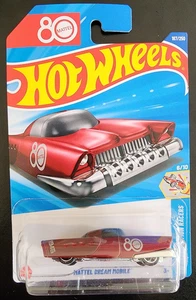Hot Wheels 2025 Mainline Mattel Dream Mobile Diecast Red Car Mattel 80 Years - Picture 1 of 3