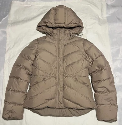 J. Chaqueta acolchada Sherpa gris Crew para mujer pequeña Foto 1 de 4