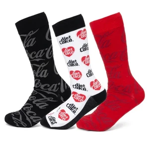 Coca-Cola 3 Pack Sock Set - Picture 1 of 10