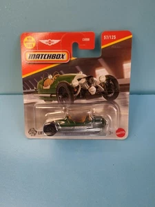 Matchbox 2021 Morgan 3 Wheeler - new casting 2025 - sealed short card - Picture 1 of 5