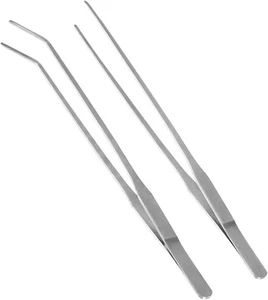 Pinzette per Acquario 2 Pezzi Lunghi 27 Cm Acquario Kit Accessori Serbatoio Acqu - Foto 1 di 7