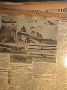 Luftfahrtgeschichte Zeitung 301 RECHTE GEEHRT BEI KITTY HAWK 25 JAHRE 1928 - Bild 1 von 2