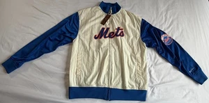 Red Jacket Vintage Style New York Mets Men's Full-Zip Track Coat Size Large NWT - Picture 1 of 16