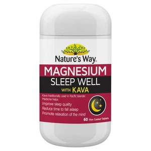 Nature's Way Magnesium + Sleep Well Tablets 60 - Picture 1 of 1