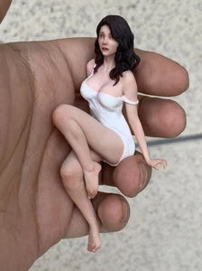 1/18 Beauty Girl Resin Figurines Figures Scene Model For Cars Vehicles - Picture 1 of 21