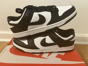 MENS NIKE PANDA DUNK LOW RETRO_WHITE/BLACK-WHITE DD1391-100-SIZE 11.5 - Picture 1 of 10