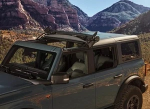 Bronco® 4 Door Model 2021-2024 Sunrider Vinyl Retractable Overhead Roof Hardtop - Picture 1 of 5