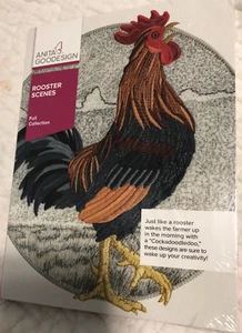 Rooster Scenes Anita Goodesign Embroidery Machine CD AA-1-16 304AGHD - Picture 1 of 2