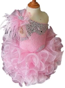 Jenniferwu Girls' Tulle Flower Princess Wedding Dress for Toddler and Baby Girl - Picture 1 of 5
