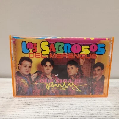 Los Sabrosos Del Merengue Que Siga El Party RARE Spanish Cassette  - Image 1 of 4