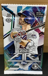 Béisbol Topps Fire MLB 2021 (1) paquete de Hobby Box, 6 tarjetas por paquete - Imagen 1 de 2
