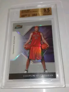  2005-06 Topps Finest Rookie  Refractor 257/359 Charlie Villanueva BGS 9.5 - Picture 1 of 3