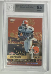 2000 Pacific Revolution 42/300 Dennis Northcutt #114 BGS 8.5 Rookie NFL BROWNS - Picture 1 of 5
