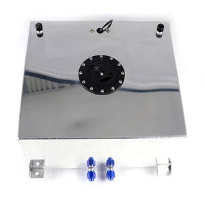 ALU MOTORSPORT-BENZIN- TANK CATCHTANK 60 LITER + GEBER ANTISCHWALL DASH 10 AN10 - Bild 1 von 2
