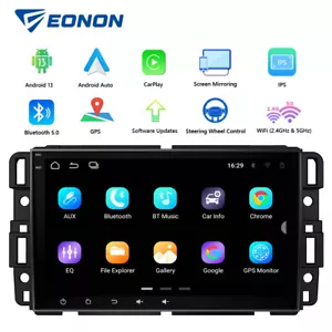 Android 13 8" Car Radio Stereo GPS For GMC Chevy Express Van Yukon Sierra Acadia - Picture 1 of 16