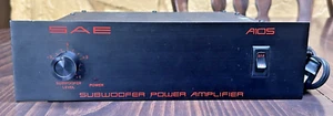 SAE A105 100W Subwoofer Power Amplifier Stereo Excellent Pre-Owned Condition. - Picture 1 of 14