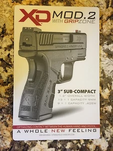 SPRINGFIELD XDS XD S Subcompact BENCH CLEANING COUNTER ARMORER MAT - Picture 1 of 1