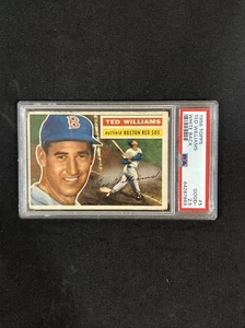 1956 Topps #5 Ted Williams PSA 2.5 White Back HOF Boston Red Sox - Picture 1 of 3