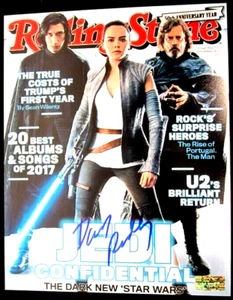 HANDSIGNIERTES DAISY RIDLEY Rolling Stone Cover 8X10 signed STAR WARS FOTO COA - Bild 1 von 4