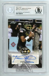 Tua Tagovailoa 2017 Leaf Army All-American Bowl Autograph Card #93 - BAS