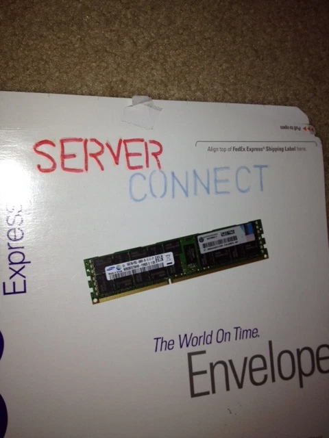 - BULK- 731761-b21 HP 8GB 1RX4 PC3-14900R DDR3-1866 MEMORY 731657-081 735303-001 - Image 1 of 1