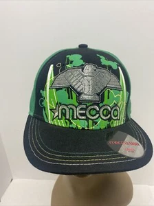 Mecca Ball Cap in Black Green silver Size L 61 cm - Picture 1 of 9