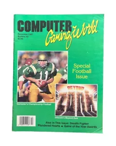 Classic Vintage Computer Gaming World Magazine #42 Special Football Issue - Picture 1 of 3